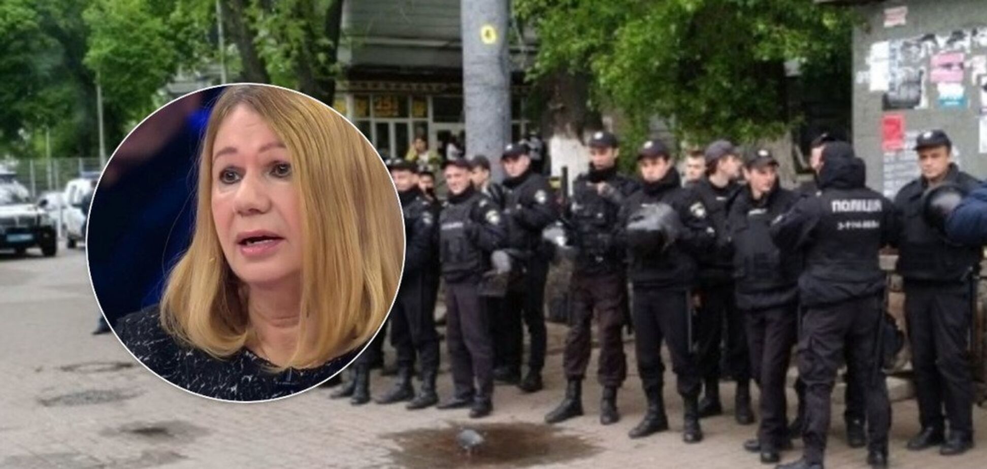 День перемоги в Києві: поліція затримала скандальну матір загиблої екс-регіоналки Бережної