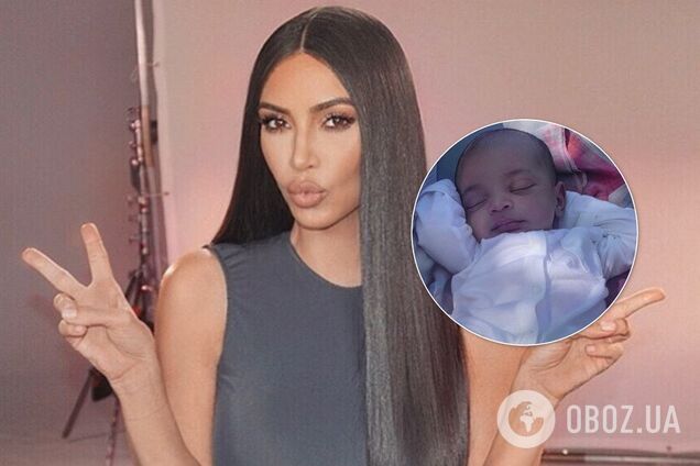 Кім Кардаш`ян вперше показала обличчя новонародженого сина