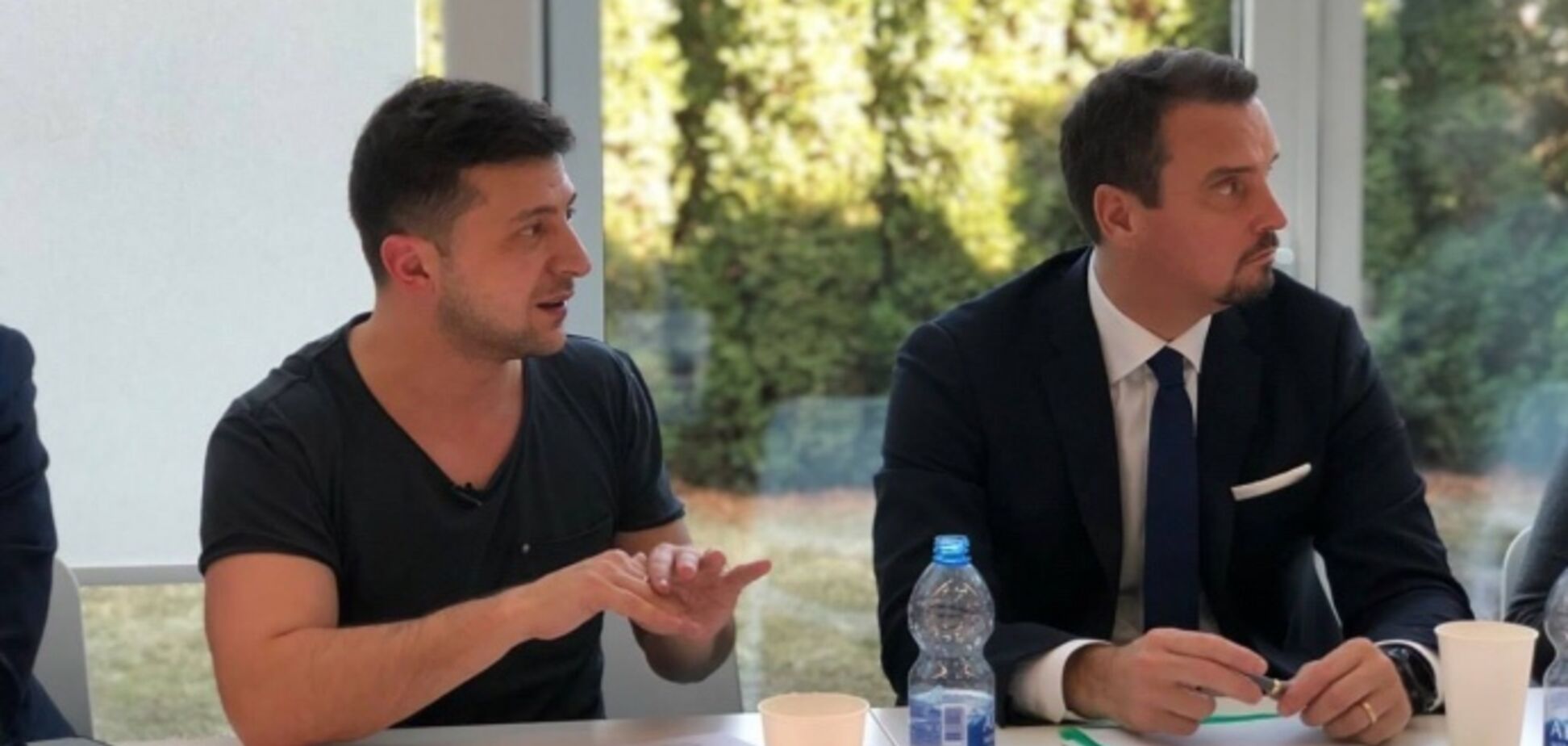 Владимир Зеленский и Айварас Абромавичус