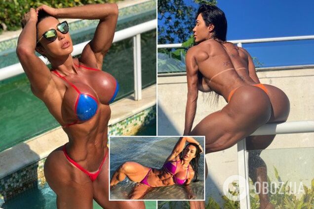 Знамениту фітнес-модель схопили за голі груди - фотофакт