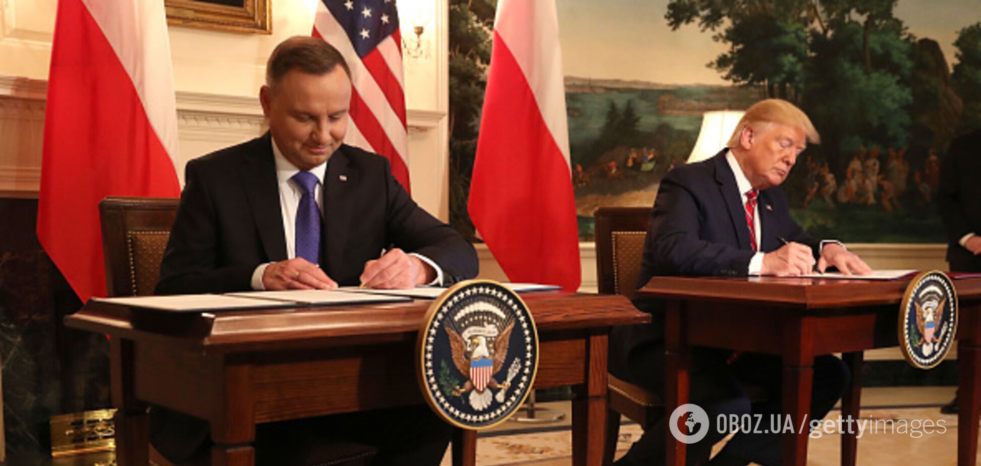 Дуда і Трамп