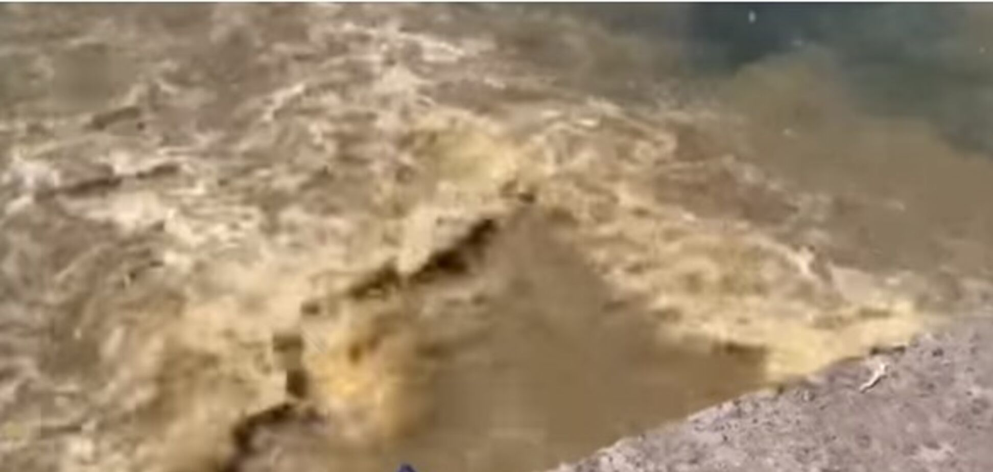 'Это треш!' В Киеве засекли слив сточной воды в реку
