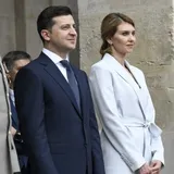 Володимир Зеленський, Олена Зеленська під час офіційного візиту в Париж