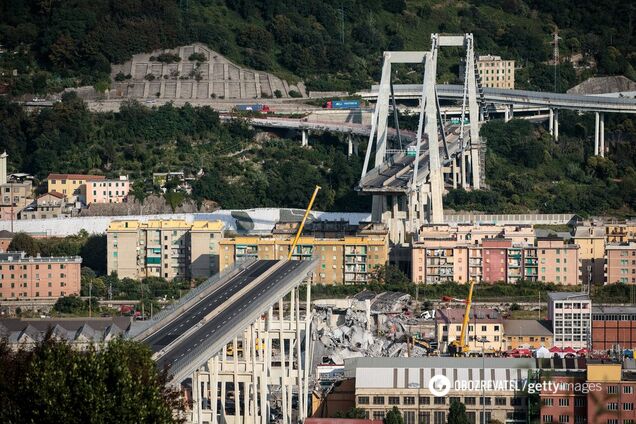 Обвал моста в Генуе: полиция Италии провела громкие аресты