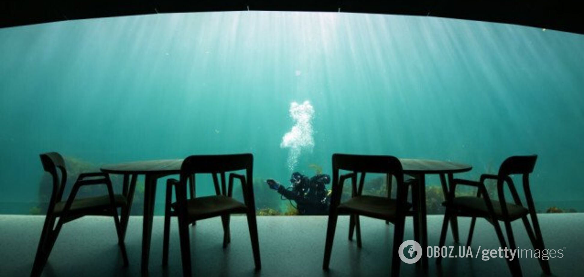 В Европе открыли первый подводный ресторан: впечатляющие фото