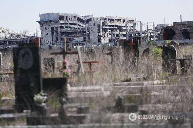 Разрушенный Донбасс показали с высоты птичьего полета