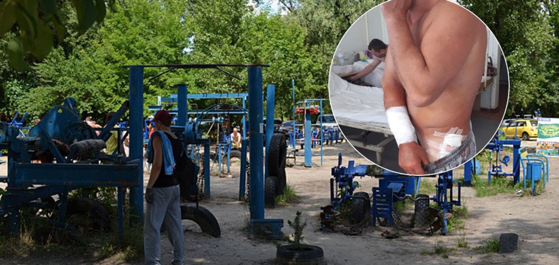 Стріляли: 'качалка' в Гідропарку опинилася в небезпеці