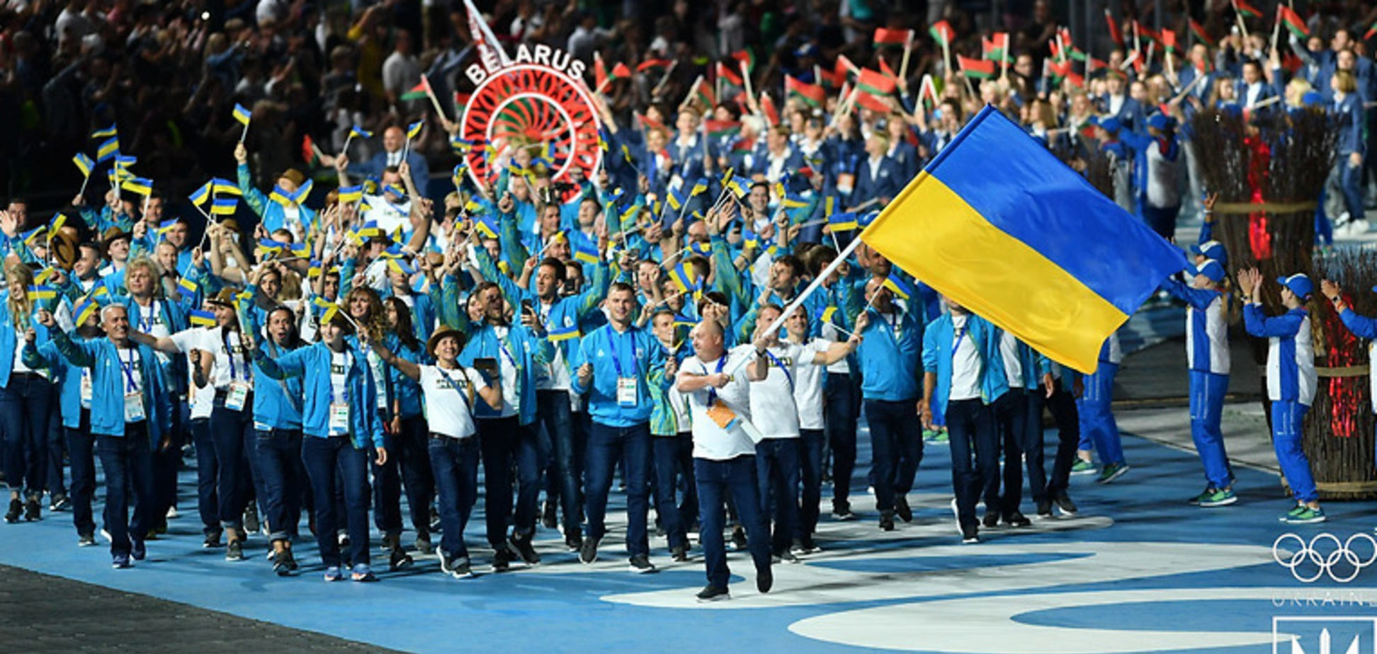 Украине устроили овации на открытии Европейских игр-2019