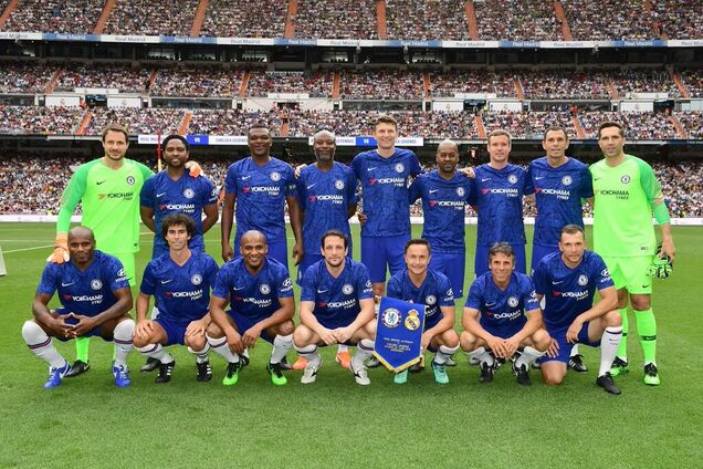 Шевченко забил гол в матче легенд 'Челси' и 'Реала'