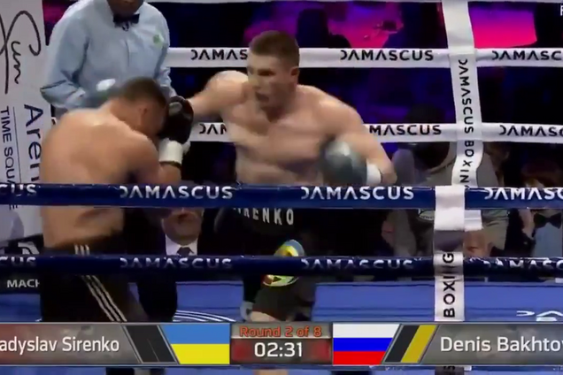 Непобедимый украинец выиграл бой нокаутом, забив русского боксера