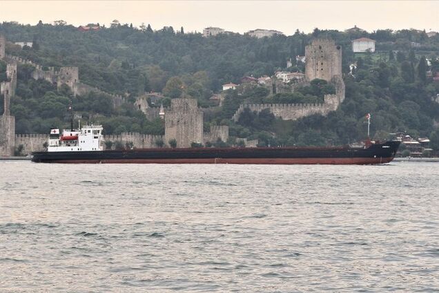 В Керченском проливе российский теплоход сел на мель