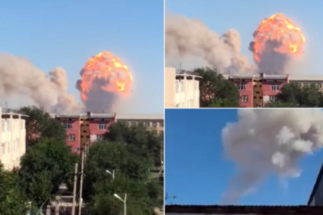 Людей екстрено вивозять: у Казахстані прогримів потужний вибух на військових складах