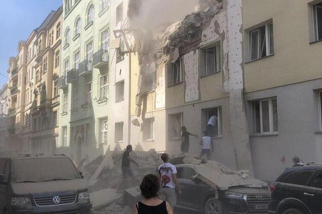 В Вене взорвалась высотка