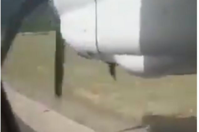 Земля горела под колесами: появилось видео момента крушения Ан-24 в России
