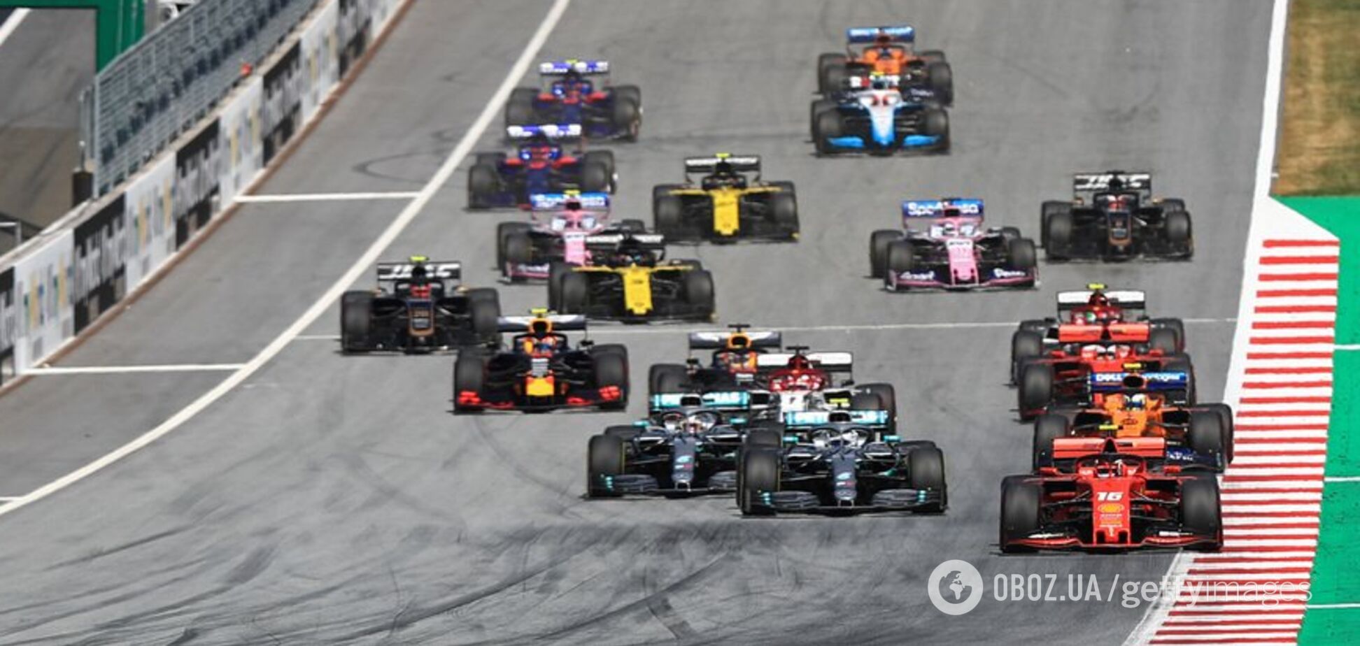 Формула-1: Гран-прі Австрії завершився з сенсаційним результатом