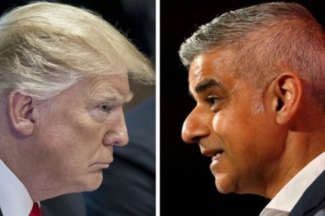 "Жалкий лузер vs фашист": Трамп разругался с мэром Лондона