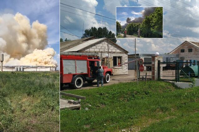 Пожар под Киевом