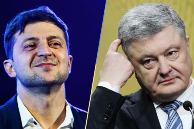 Володимир Зеленський і Петро Порошенко