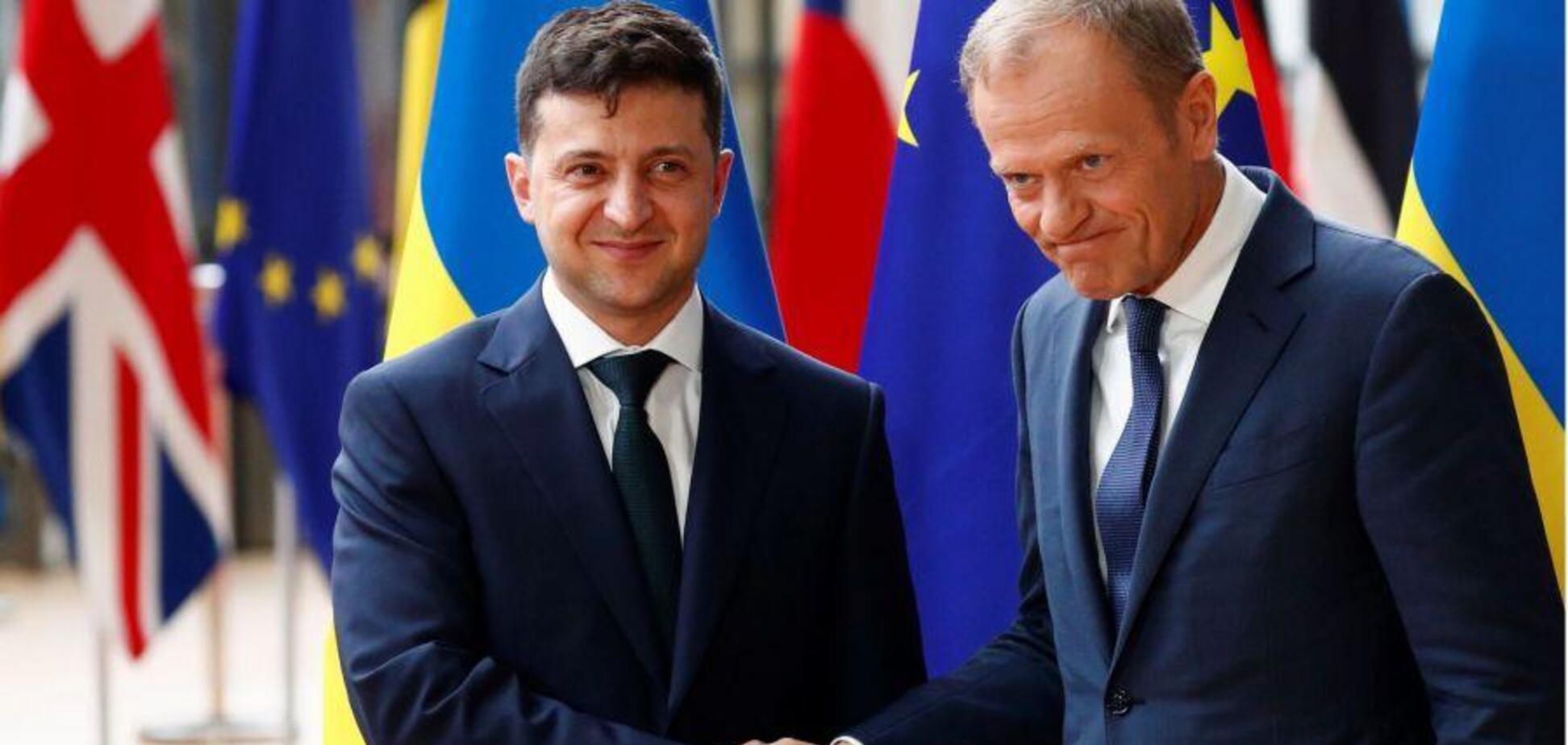 Володимир Зеленський і Дональд Туск