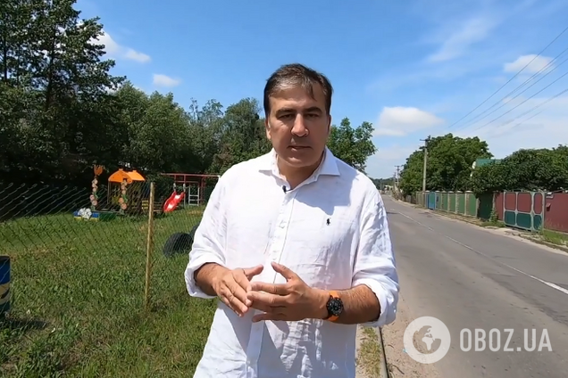 Кличко позвал Саакашвили в УДАР: президент Грузии растерялся и спросил совета на улице. Видео