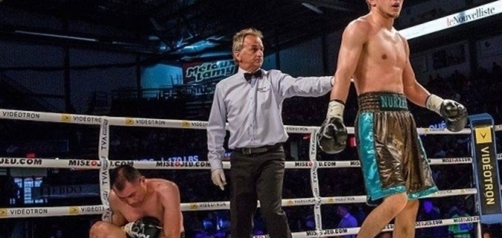 Непобедимый боксер нокаутировал соперника 'смертельным' ударом