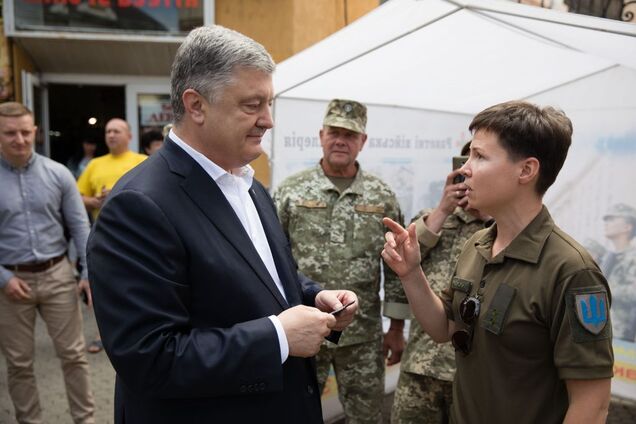 Встреча Порошенко с ветеранами АТО в Мукачево