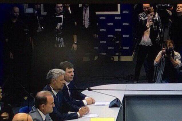 Бойко и Медведчук на встрече с Медведевым