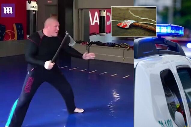 Российский боец ММА всадил топор в партнера и снял это на видео