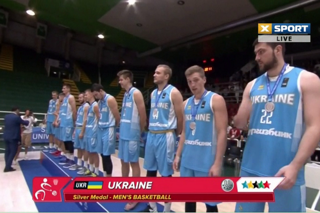З'явилося відео нагородження баскетболістів України на Універсіаді