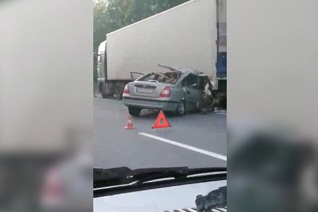 Авария на трассе Киев-Чоп