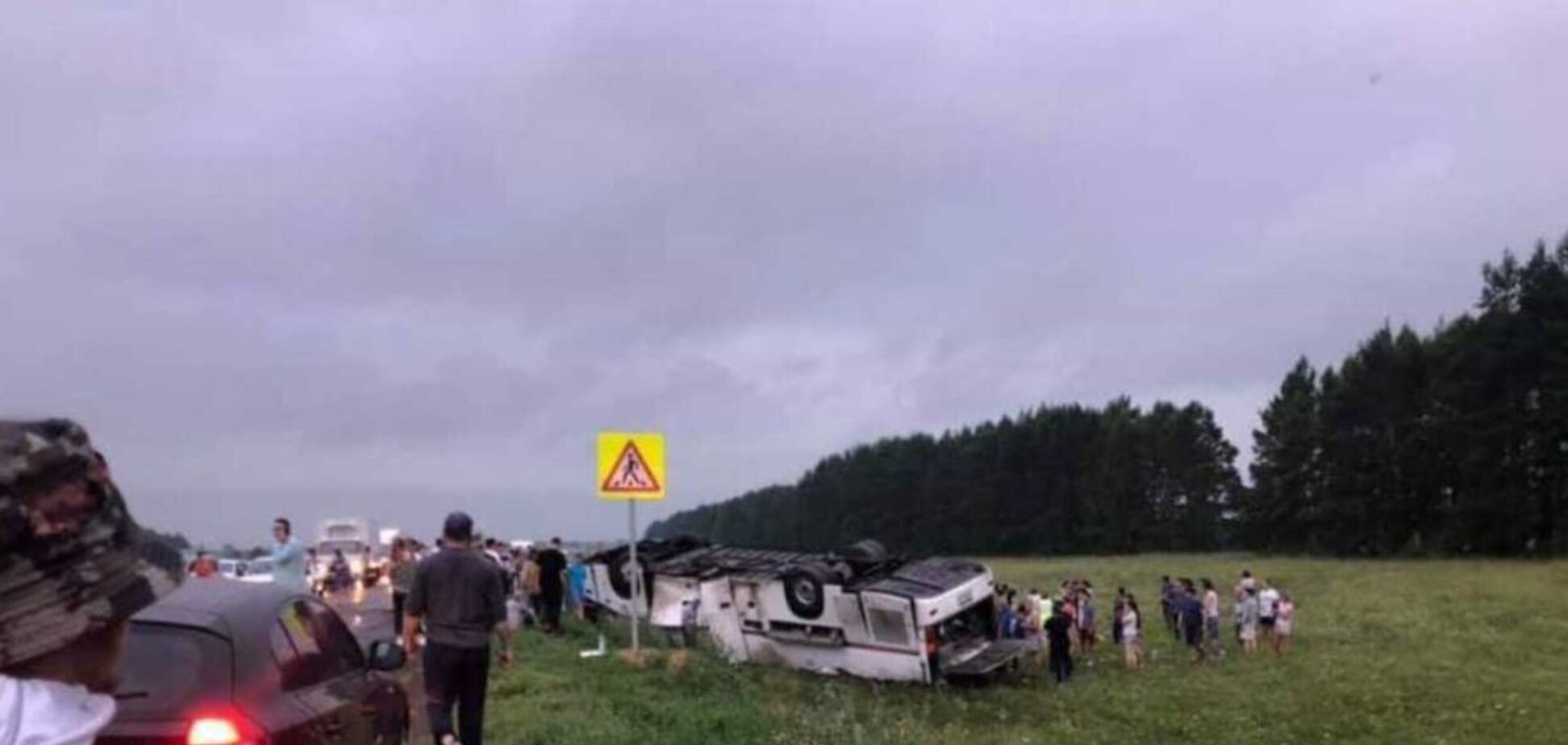 У Росії розбився автобус з десятками пасажирів: фото і відео