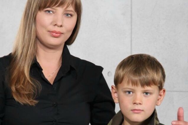 Олена Карпюк із сином