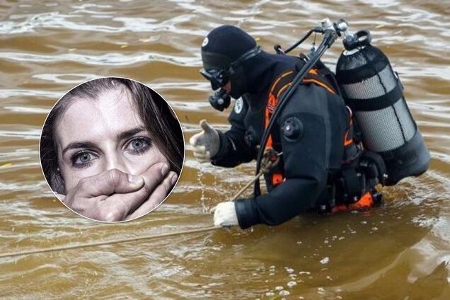 Задушил и утопил: под Днепром нашли труп пропавшей женщины. Видео с места ЧП 18+