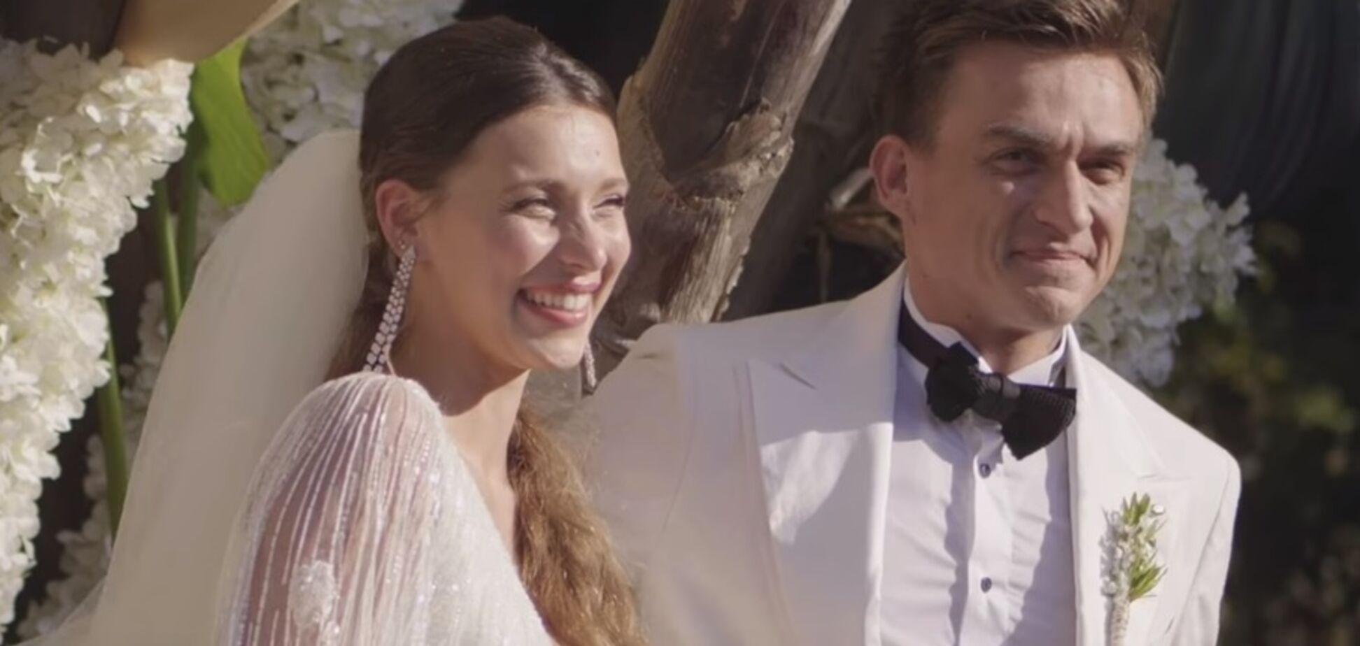 Оголені Тодоренко і Топалов показали відео зі свого весілля