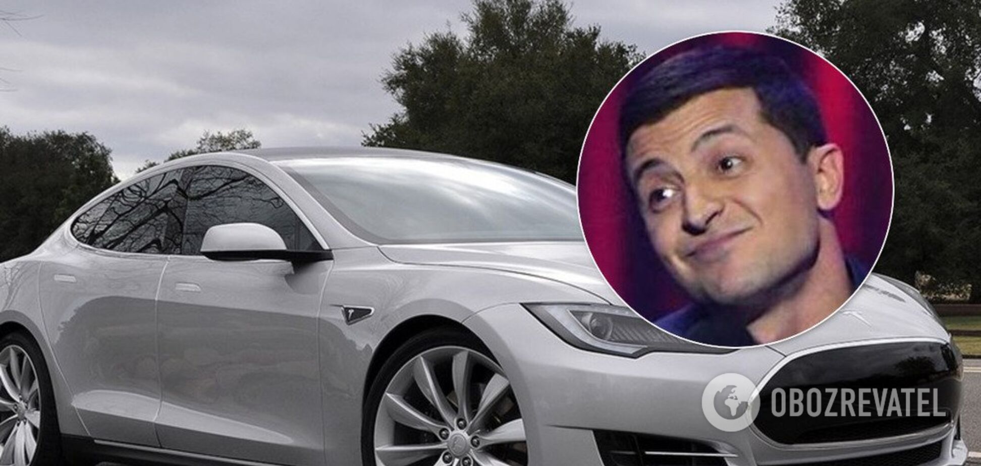 Зеленский обратился к украинцам за рулем новой Tesla. Видео