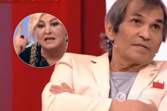 'Не рот, а помойка!' Алибасов врезал подруге в прямом эфире