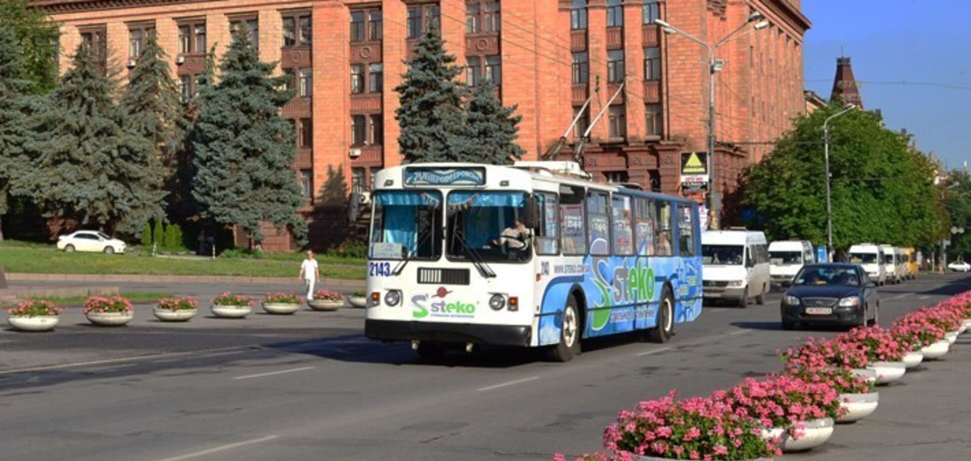 Через ремонт мереж в центрі Дніпра зміниться графік тролейбусів