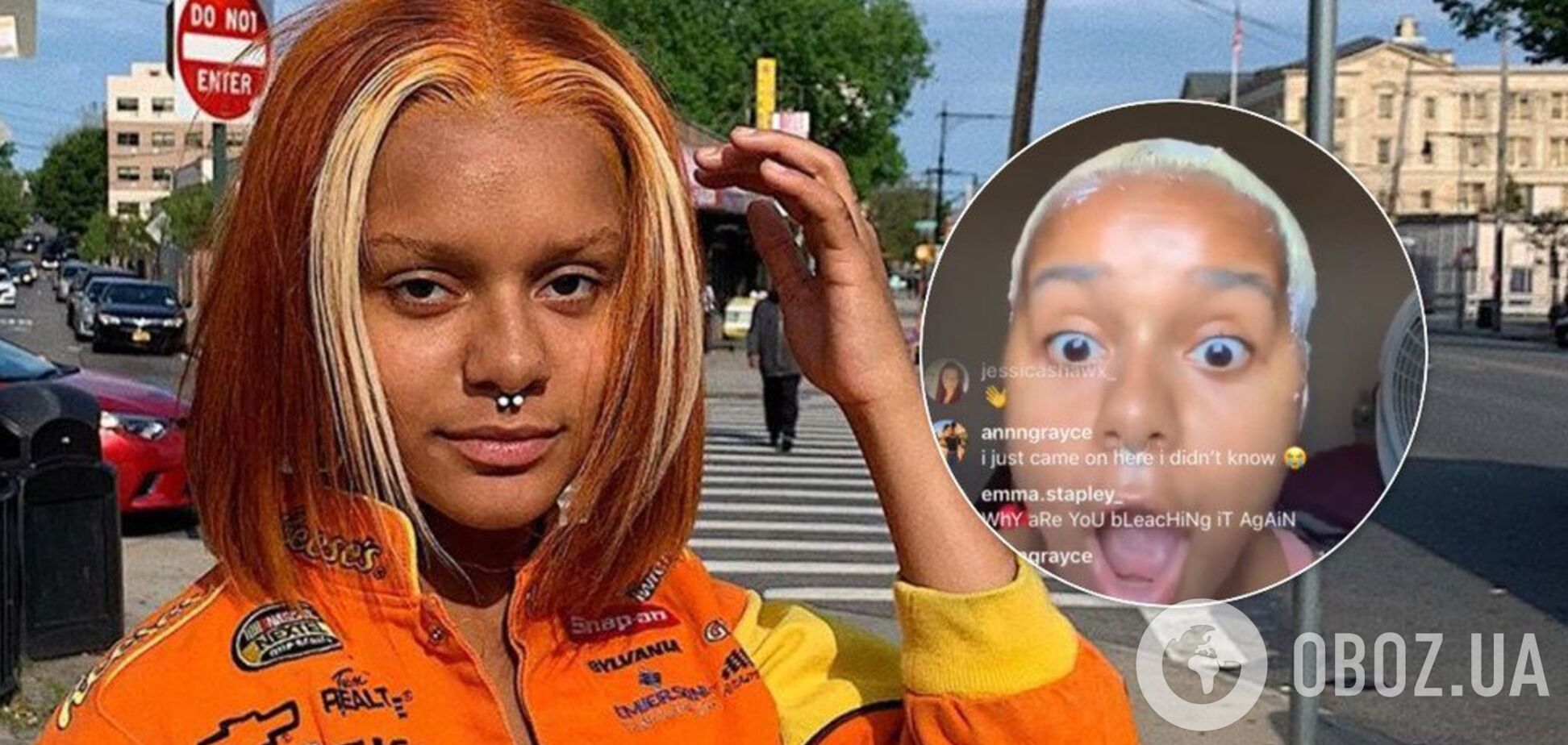 Блогерша внезапно облысела в прямом эфире: видео стало вирусным