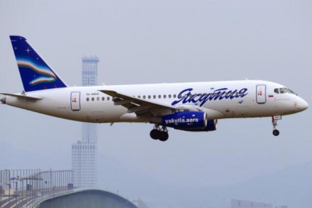 SSJ-100 авиакомпании 'Якутия'