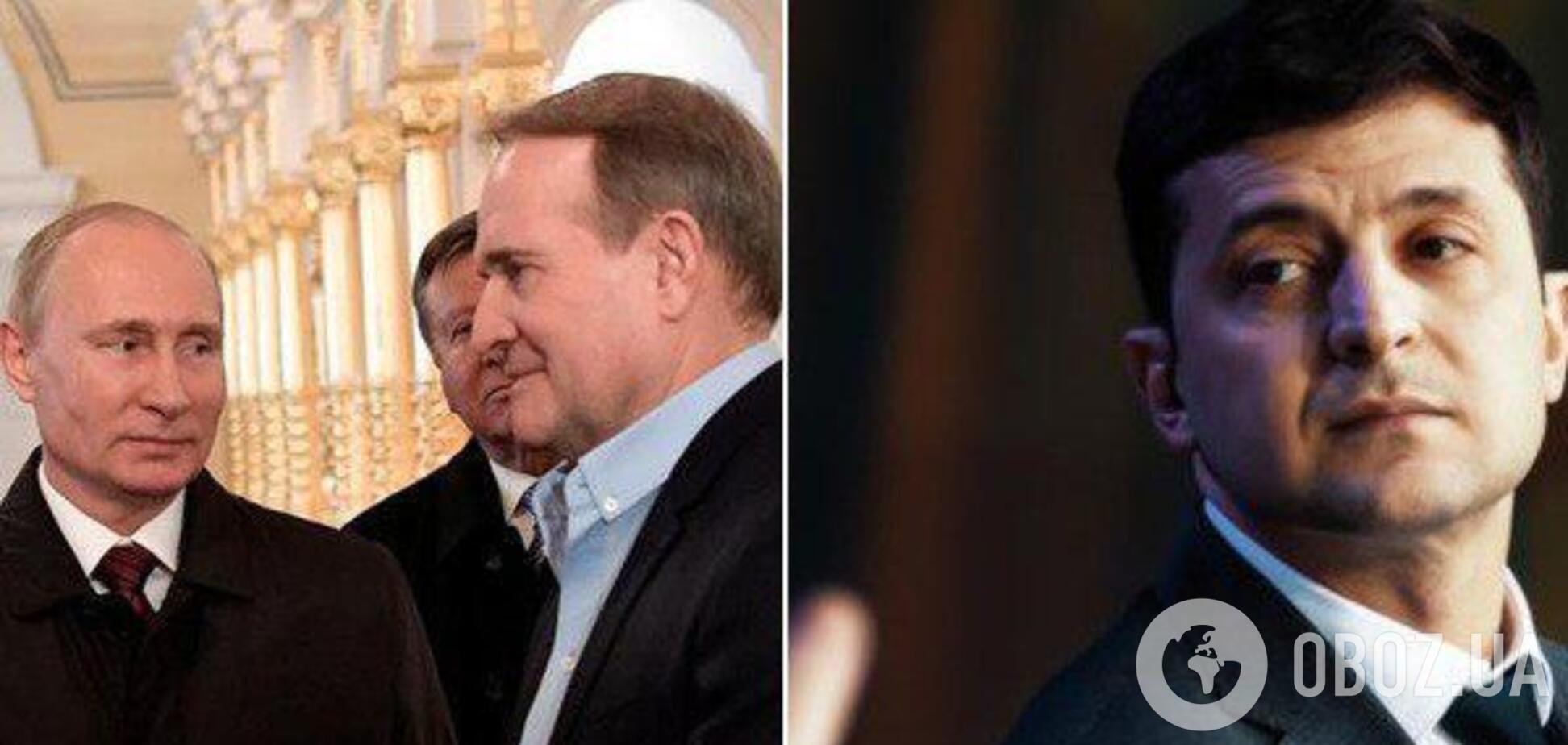 'Не будем стоять в стороне': кум Путина Медведчук пообещал помочь Зеленскому