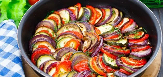 Рецепт вкуснейшего рататуя из кабачков и баклажанов