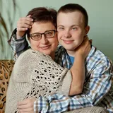 Богдан Кравчук с мамой Евгенией Кинах