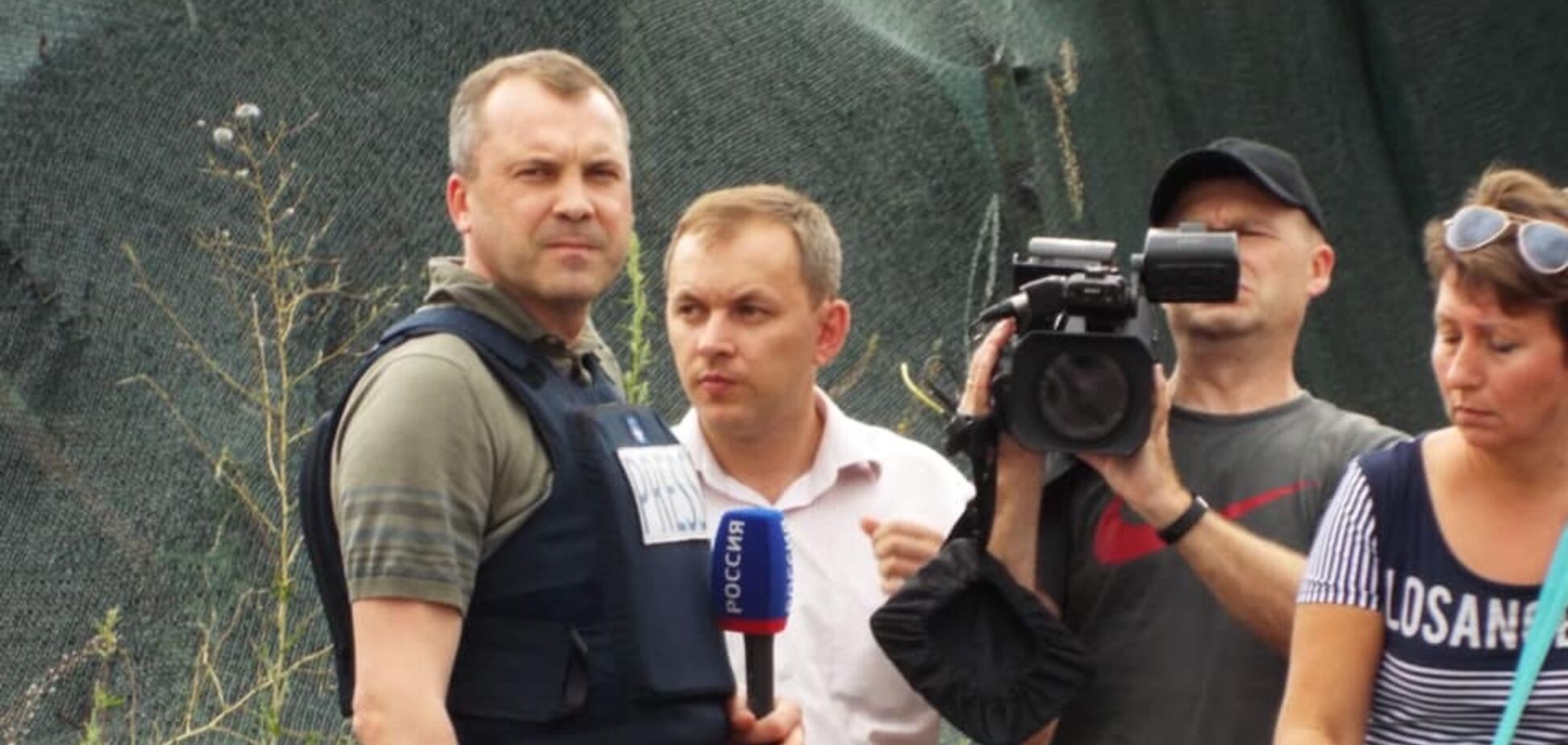 Євген Попов на мосту в 'ЛНР'