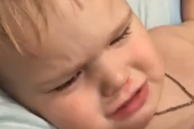 Ребенок испугался Путина