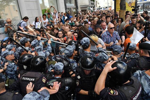 Протест в Москві 27 липня