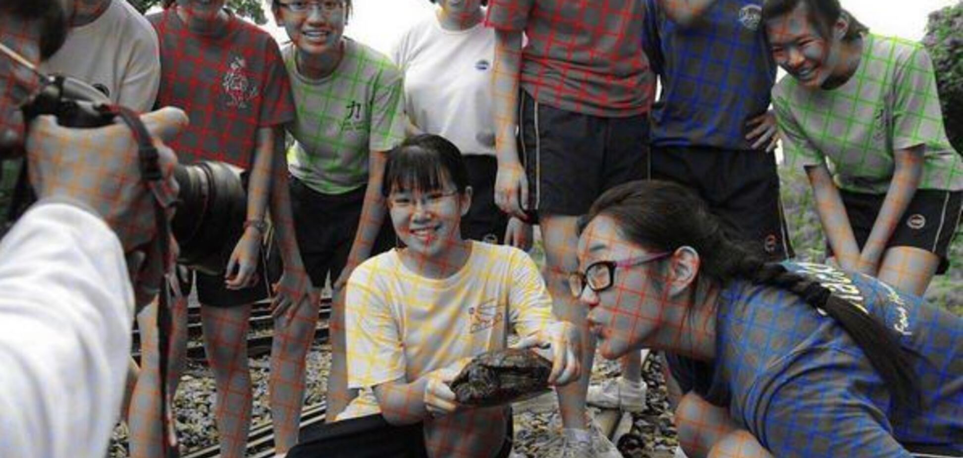 Фото с иллюзией