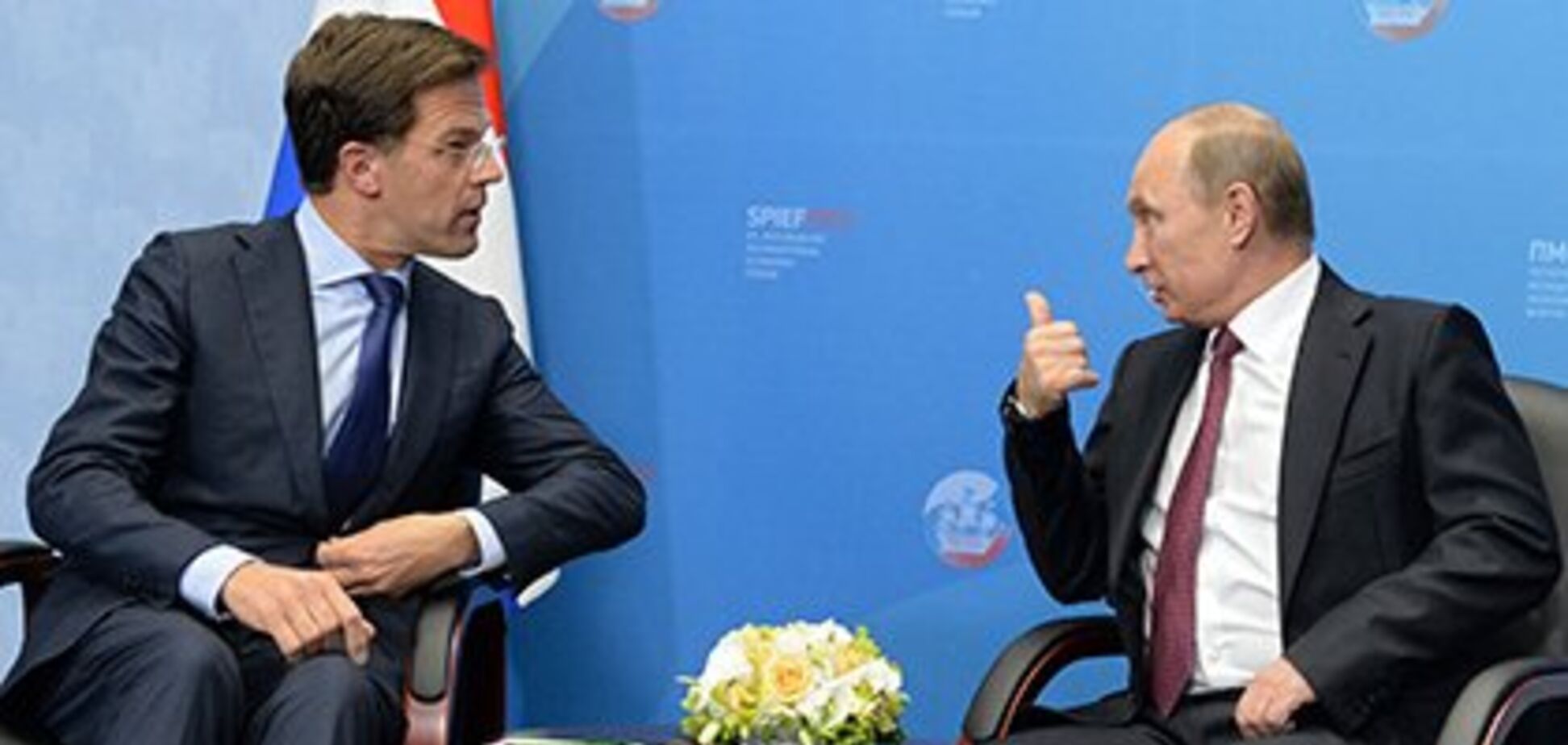 Премьер Нидерландов признался в 'тайной' встрече с Путиным по MH17