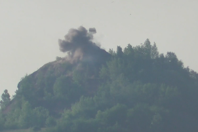 Уничтожение позиций террористов