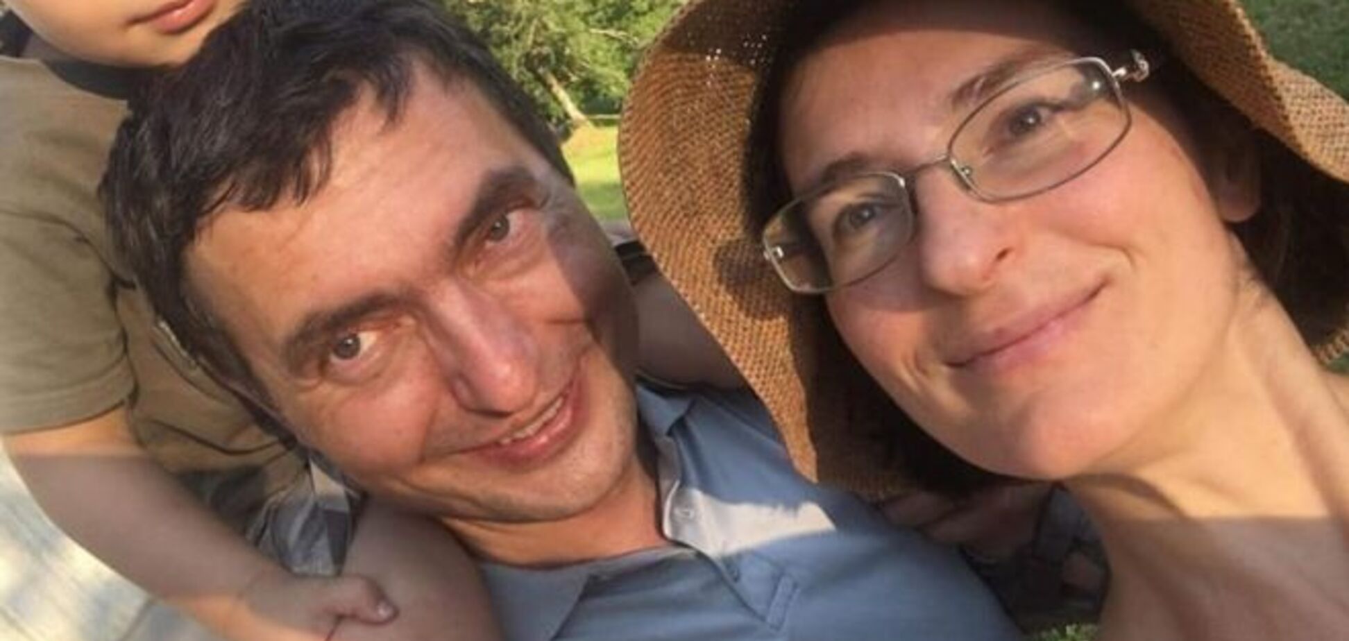 Украинец вместе с женой и сыном