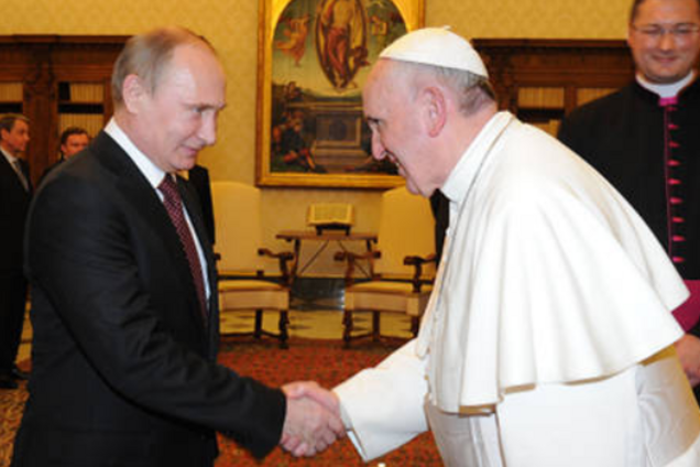 Володимир Путін і Папа Римський